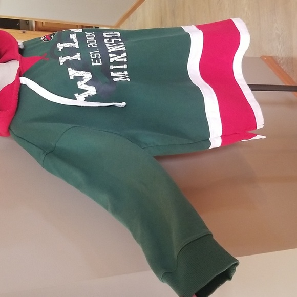 2XL Men's Minnesota Wild hoodie sweatshirt - Picture 7 of 7